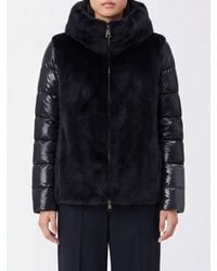 Herno - Quilted Technical Fabric Short Down Jacket With High Neck And Zip - Lyst