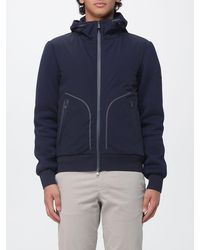 Peuterey - Sudadera Con Capucha De Mezcla De Viscosa Con Cierre De Cremallera De Doble Cursor - Lyst