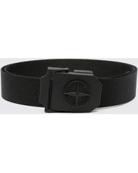 Stone Island - Compass Logo Buckle Nylon Belt - Lyst