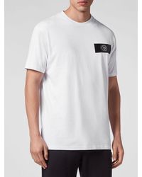Philipp Plein - Jersey T-Shirt With Back Logo Print - Lyst