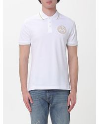 Just Cavalli - Cotton Polo Shirt With Logo - Lyst