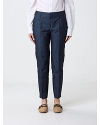 PT Torino - Cotton And Linen Tailored Pants - Lyst