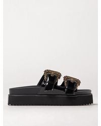 Versace Jeans Couture - Flat Sandals - Lyst