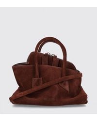 The Attico - La Passeggiata Suede Mini Handbag - Lyst