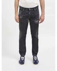DSquared² - Jeans Rectos De Algodón Elástico Usado - Lyst