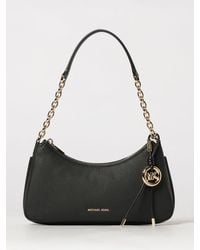 Michael Kors - Nolita Leather Shoulder Bag By With Woven Metal Mesh Handle - Lyst