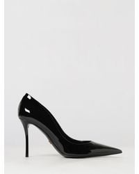 Dolce & Gabbana - Dolce &Amp Gabbana Patent Leather Court Shoes With Dg Monogram And Stiletto Heel - Lyst
