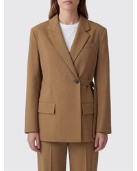 Tela - Omega Viscose Blend Double-Breasted Blazer - Lyst