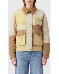 Isabel Marant - Chaqueta Utility Estampada Risla De Algodón Con Cinturón - Lyst