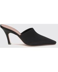 AMINA MUADDI - Jamie Pointed-Toe Mules - Lyst