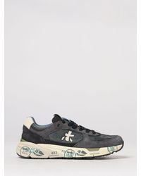 Premiata - Mase Suede And Canvas Sneakers - Lyst