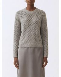 Fabiana Filippi - Virgin Wool Cashmere And Silk Knit Top - Lyst