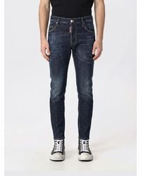 DSquared² - Skater Skinny Fit Stretch Denim Jeans - Lyst