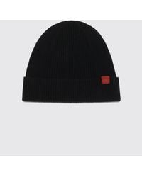 Kiton - Ribbed Merino Wool Beanie With Applied Logo And Cuff - Lyst