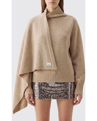 The Attico - Virgin Wool Turtleneck Jumper With Dropped Shoulders - Lyst