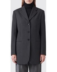 Jil Sander - Knee-Length Single-Breasted Virgin Wool Blazer - Lyst