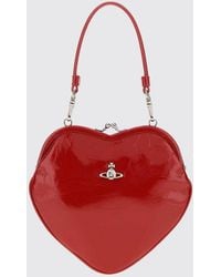 Vivienne Westwood - Belle Heart Mini Heart-Shaped Leather Bag With Orb Logo - Lyst