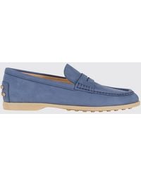 Tod's - Nubuck Loafers - Lyst