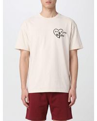Willy Chavarria - Graphic Print Cotton T-Shirt With Contrasting Logo - Lyst
