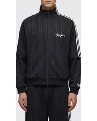 Y-3 - Striped Polyester Sweatshirt With Logo - Lyst