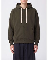 Jil Sander - Two-Tone Pure Cotton Zip-Up Hoodie - Lyst
