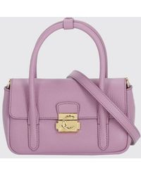 Coccinelle - Mini Hammered Leather Bag - Lyst