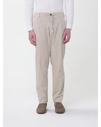 Eleventy - Slim Fit Cotton Blend Trousers - Lyst