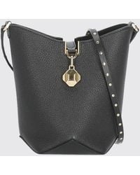 Lanvin - Grained Leather Bucket Bag - Lyst