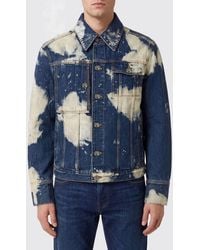 Vivienne Westwood - Abstract Print Cotton Denim Denim Jacket - Lyst