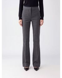 Blumarine - Mid-Rise Flared Trousers - Lyst