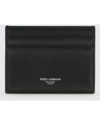 Dolce & Gabbana - Dolce &Amp Gabbana Calfskin Leather Card Holder - Lyst
