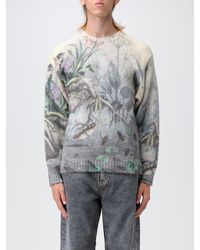 Etro - Sweater In Wool And Alpaca Blend With Print - Lyst