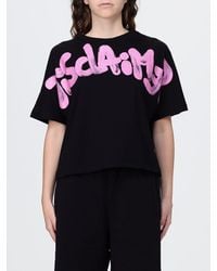DISCLAIMER - Relaxed Fit Cotton T-Shirt With Printed Logo And Crew Neck - Lyst