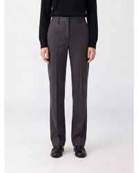 PT Torino - Pinstriped Skinny Trousers - Lyst