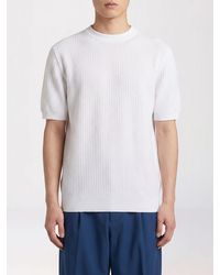 BOSS - Cotton Crew Neck Sweater - Lyst