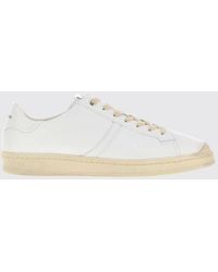 Jil Sander - Low-Top Smooth Calfskin Sneakers With Rubber Sole - Lyst