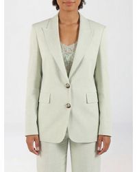 Pinko - Rustic Effect Single-Breasted Blazer - Lyst