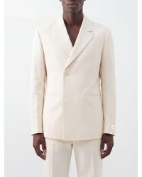 Jacquemus - Melo Double-Breasted Stretch-Cotton Blazer With Notched Lapels - Lyst