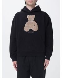 Palm Angels - Teddy Bear Cotton Hooded Sweatshirt - Lyst