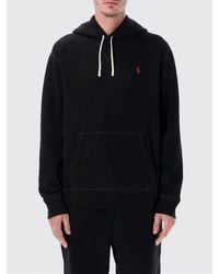Polo Ralph Lauren - Cotton Hoodie With Iconic Embroidered Pony Logo - Lyst