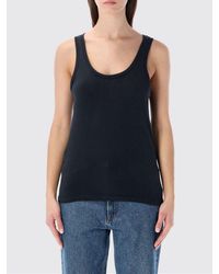 American Vintage - Slim Fit Cotton Crew Neck Tank Top - Lyst