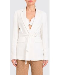 Twinset - Linen Blend Blazer - Lyst