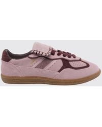 Alohas - Tb.490 Two-Tone Suede Sneakers With Laminated Logo - Lyst