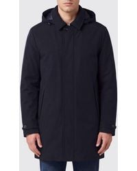 Add - Short Hooded Waterproof Parka With Concealed Fastening - Lyst