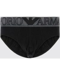 Emporio Armani - Cotton Briefs With Logo - Lyst
