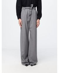 Max Mara - Virgin Wool Palazzo Trousers - Lyst