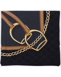 Gucci - Multicolour Graphic Print Pure Silk Foulard - Lyst