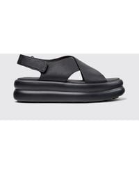 Camper - Pelotas Flota Up Grained Leather Sandals - Lyst