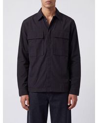 Thom Krom - Technical Fabric Utility Shirt With Patch Pockets - Lyst
