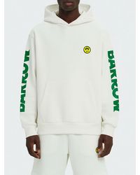 Barrow - Cotton Hoodie With Logo - Lyst
